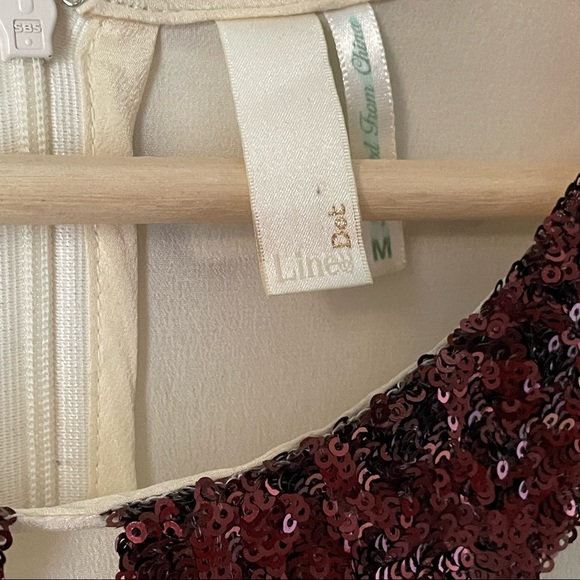 Sequin and Silk blouse - Picture 4 of 8